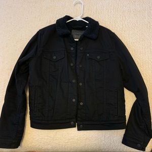 Black Sherpa Levi Jacket